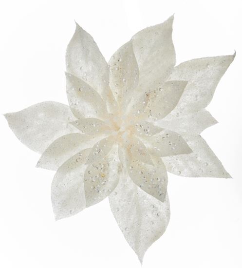 premier-glitter-poinsettia-clip-on