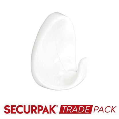 securpak-oval-self-adhesive-hook-white-m