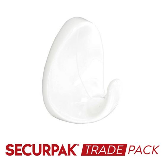 securpak-oval-self-adhesive-hook-white-m