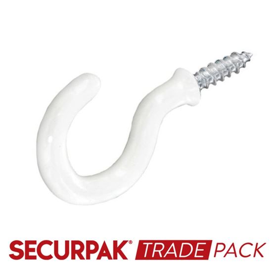 securpak-cup-hook-white-32mm