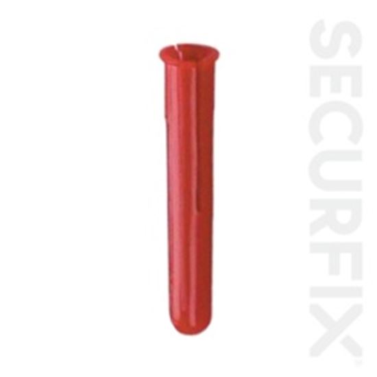 securfix-standard-wall-plugs-red