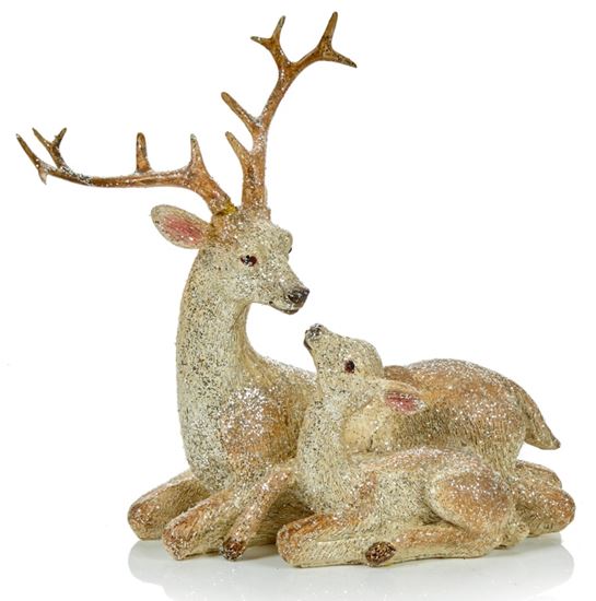 premier-sitting-deer-fawn-table-piece