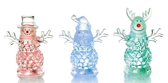 premier-acrylic-characters-santa-snowman-reindeer