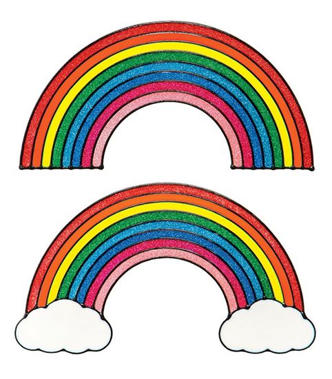 premier-glitter-rainbow-window-clings