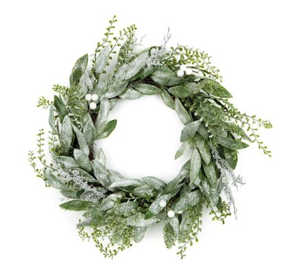 premier-frosted-eucalyptus-wreath-white-berries