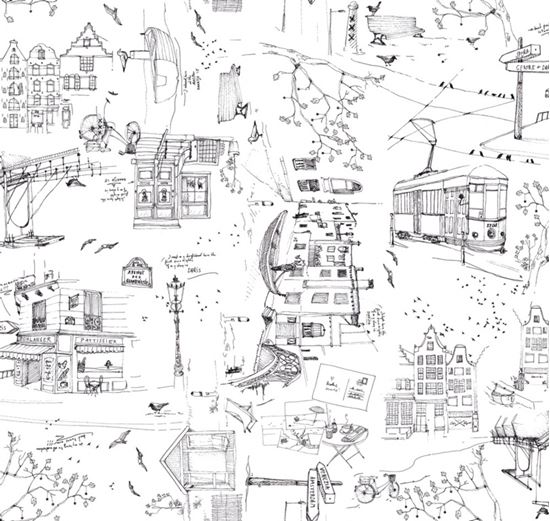 d-c-fix-manhattan-tablecloth---riva-black--white