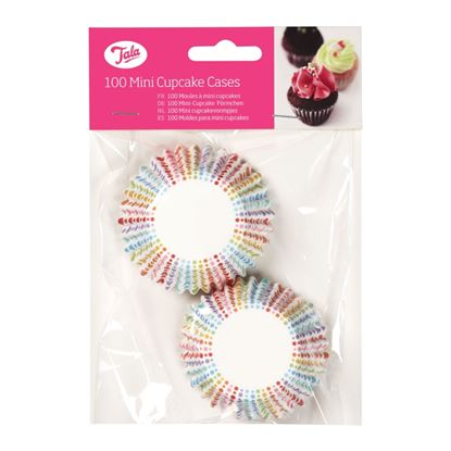 tala-rainbow-dotty-mini-cupcake-cases
