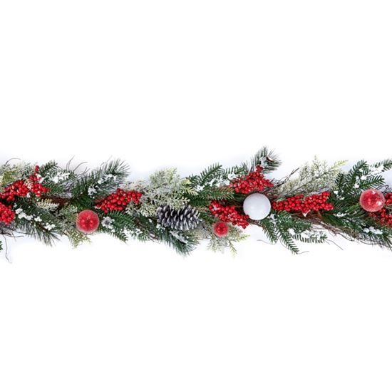 premier-red-white-berry-garland
