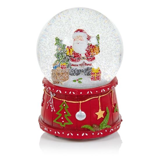 premier-santa-with-tree-waterglobe