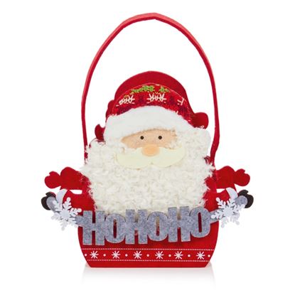 premier-red-ho-ho-ho-santa-felt-bag