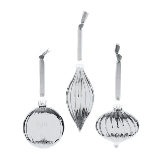 premier-silver-ribbed-glass-bauble