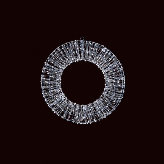 premier-silver-wreath-with-white-leds