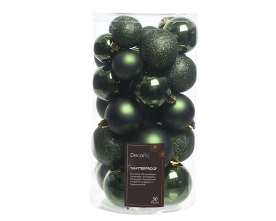 kaemingk-shatterproof-bauble-pine-green