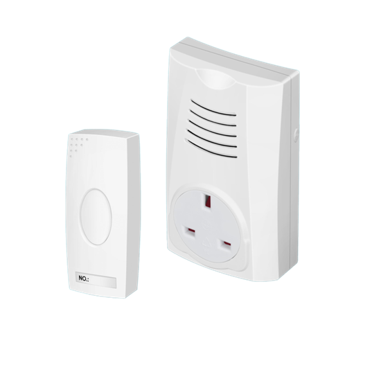securlec-plug-through-wireless-doorbell--chime