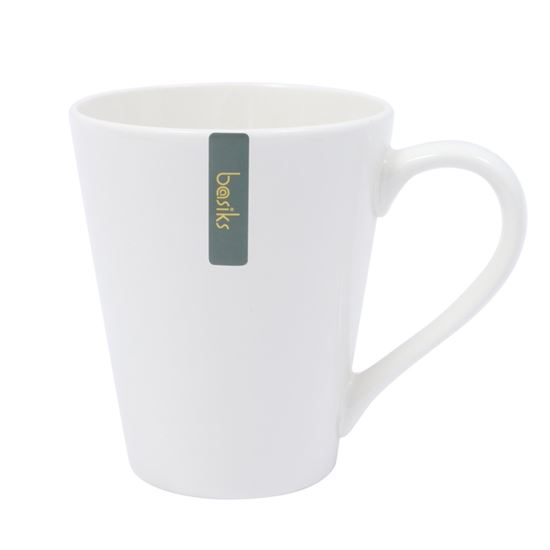 basiks-white-porcelain-cone-mug