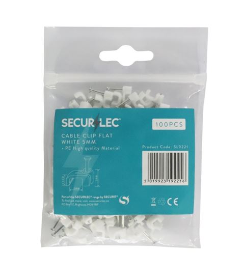 securlec-cable-clip-flat-white