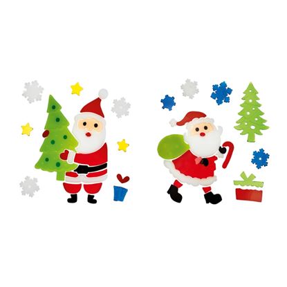 premier-santa-scene-jelly-window-clings