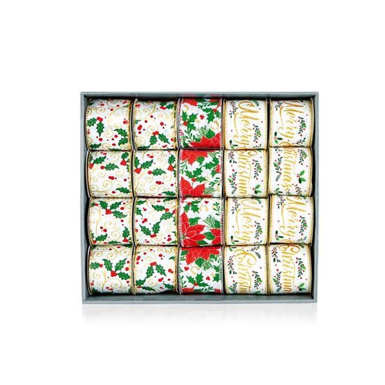 premier-holly--poinsettia-ribbon-assorted