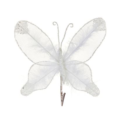 premier-white-feather-sheer-butterfly
