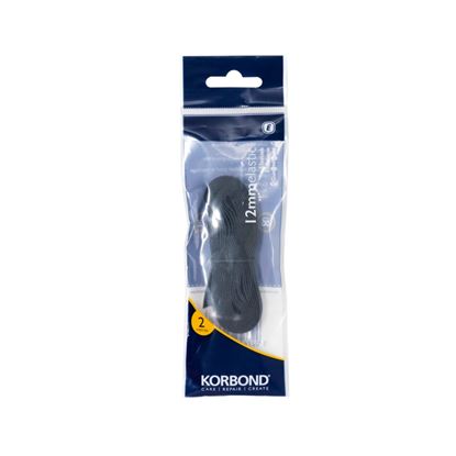 korbond-elastic-black-12mm