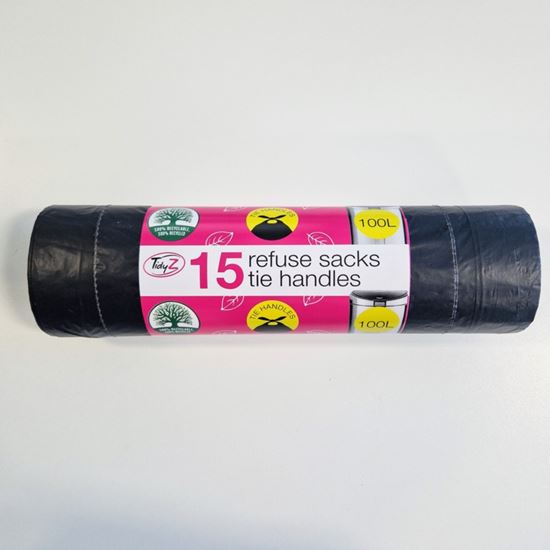 tidyz-tie-handle-refuse-sacks-100l