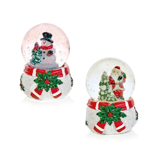 premier-lit-poinsettia-water-globe