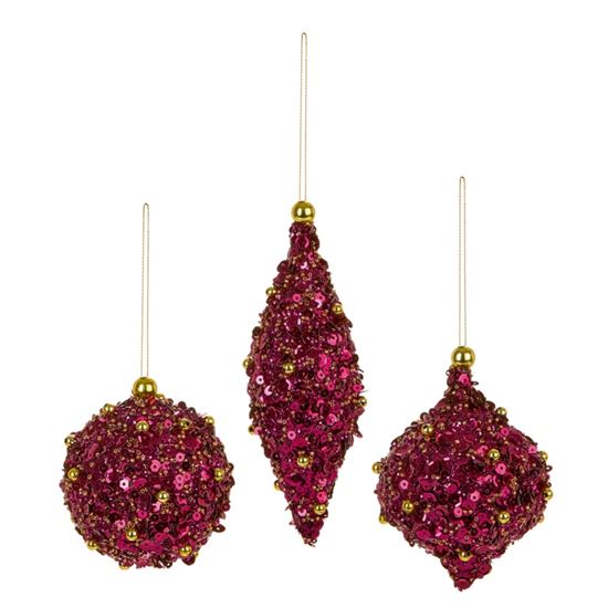 premier-plum-sequin-hanging-decoration