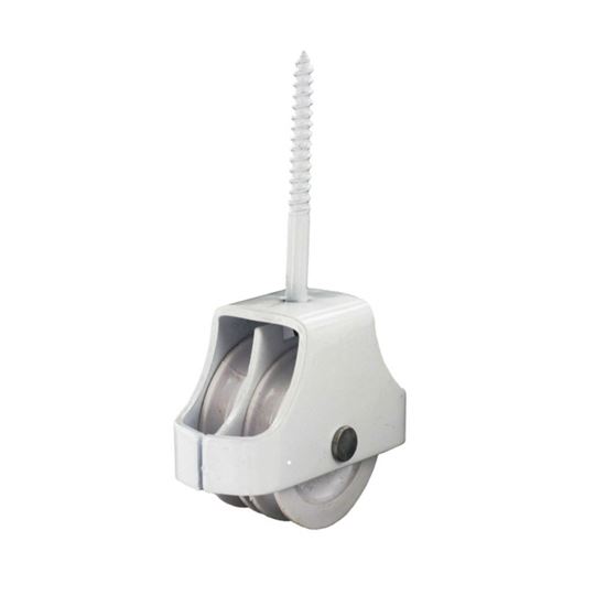 securit-double-screw-in-pulley-white