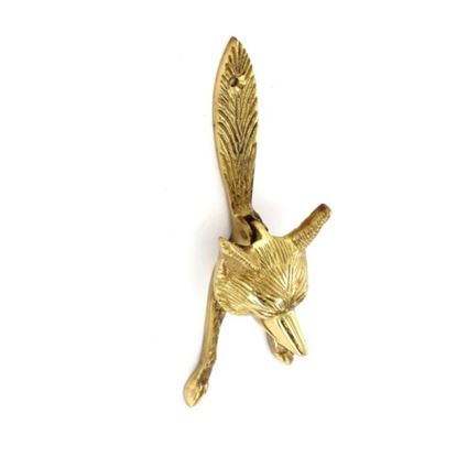 securit-brass-fox-head-knocker-face-fix