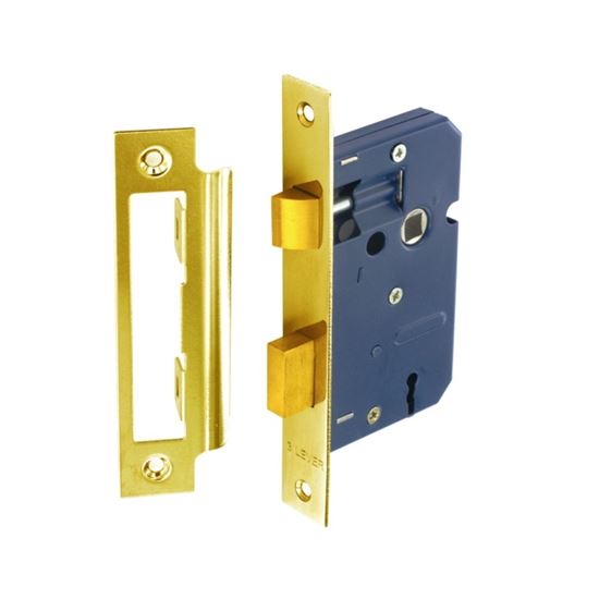 securit-3-lever-sash-lock-brass-plated-with-4-keys