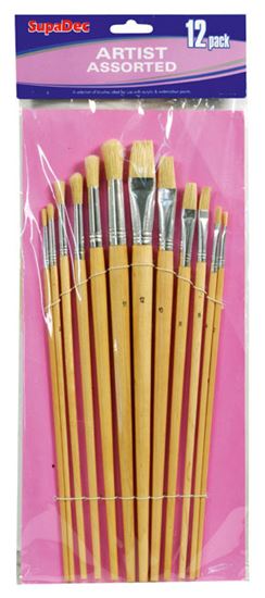 supadec-wooden-handle-artist-brush-set