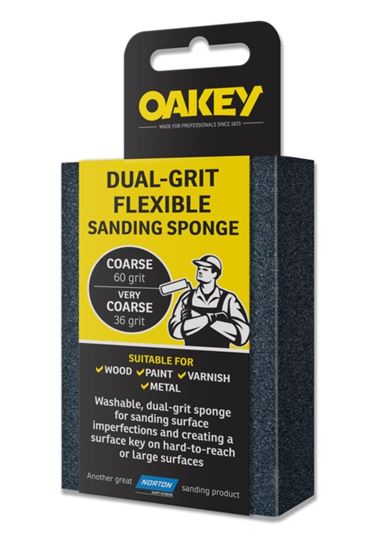 oakey-dual-grit-flexible-sanding-sponge---90-x-65-x-25mm