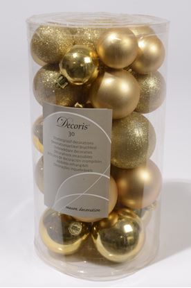 kaemingk-shatterproof-baubles-pack-30
