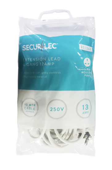 securlec-4-gang-extension-lead-with-1-x-usb-a--1-x-usb-c