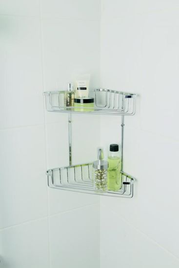 croydex-2-tier-corner-basket
