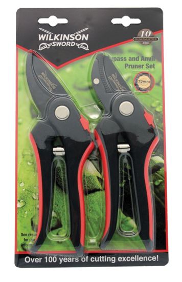 wilkinson-sword-bypass--anvil-pruners-settwin-pack