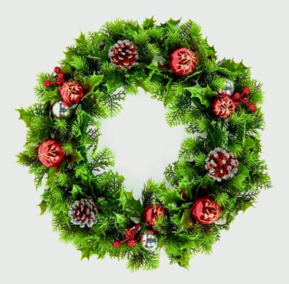 premier-baubles-cone-wreath