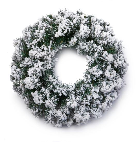 premier-flocked-woodcote-wreath