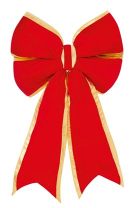 premier-red-velour-bow-with-gold-edge