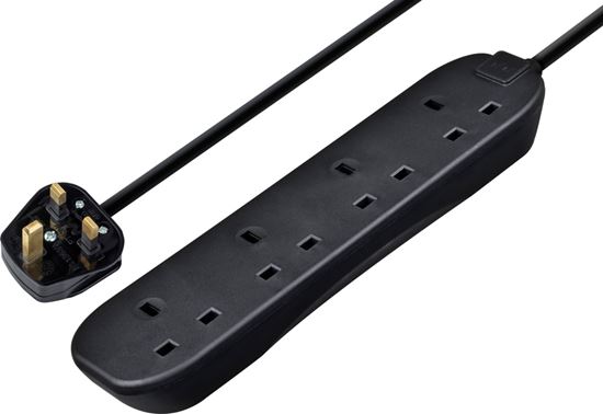masterplug-4-gang-black-extension-lead-with-2m-cable