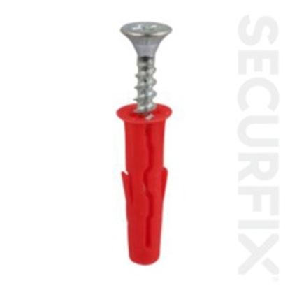 securfix-general-purpose-red-plugs-with-screws