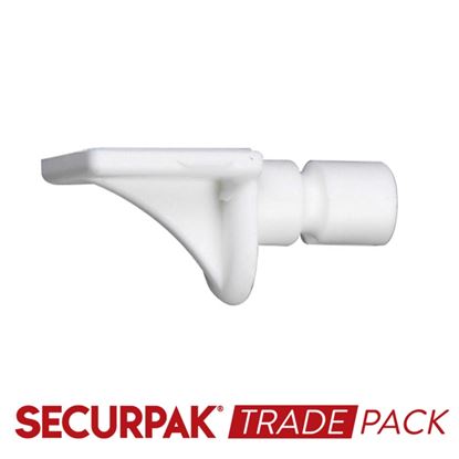 securpak-shelf-support-plug-type-white
