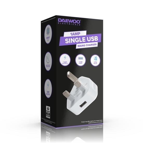 daewoo-single-usb-mains-charger