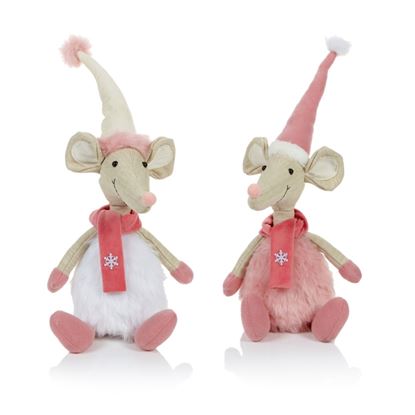 premier-pink--white-sitting-mouse-2-assorted