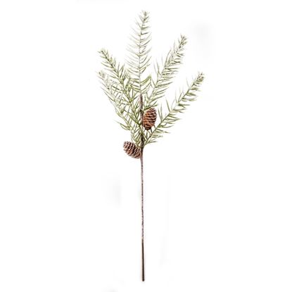 premier-fine-leaf-flocked-spray-cones