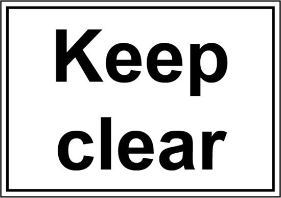 smiths-architectural-keep-clear-sign