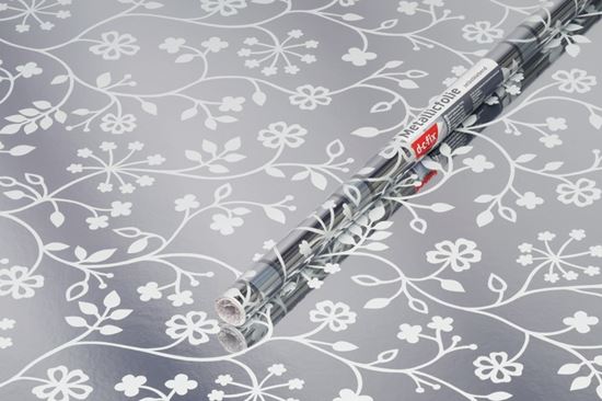 d-c-fix-self-adhesive-film---metallic-flower-tendril