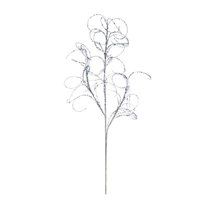 premier-silver-glitter-curly-spray-stem