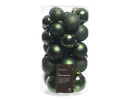 kaemingk-shatterproof-bauble-pine-green