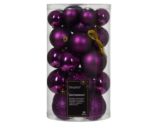 kaemingk-shatterproof-bauble-violet